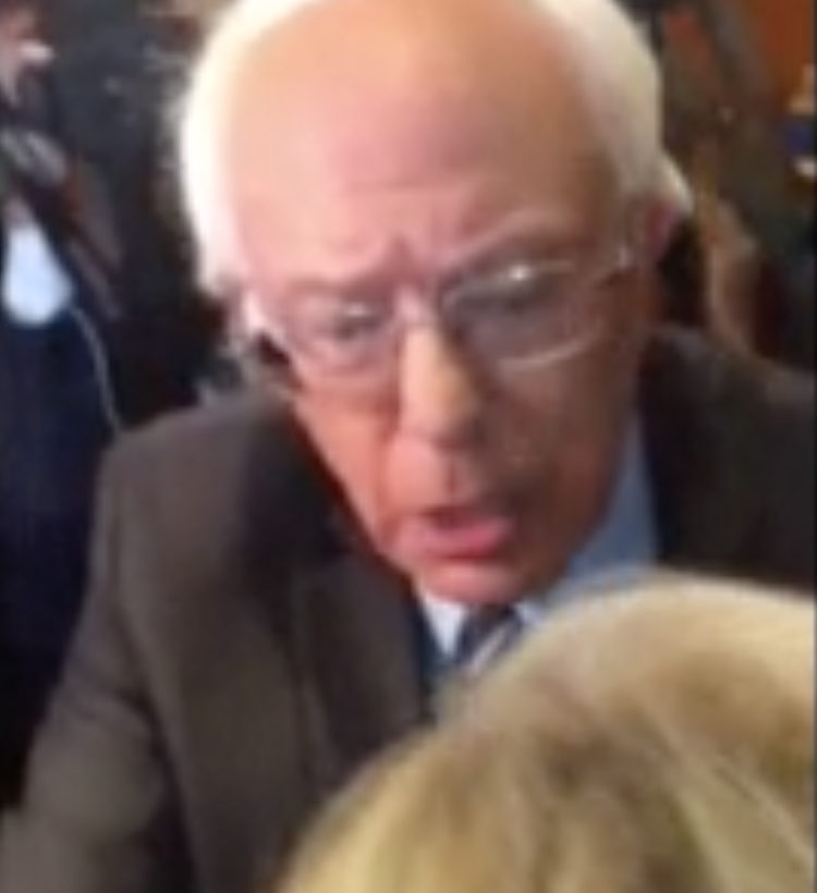 Bernie Sanders Rescues Andrea Mitchell 