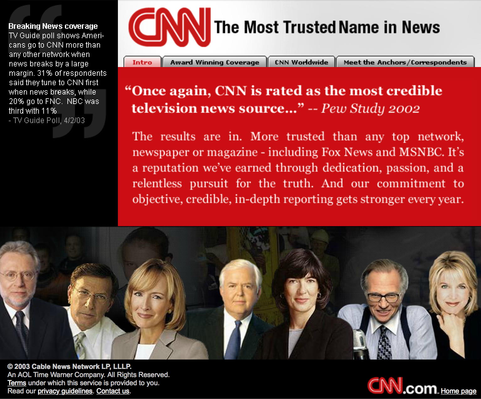 The Most Trusted Name in News? 