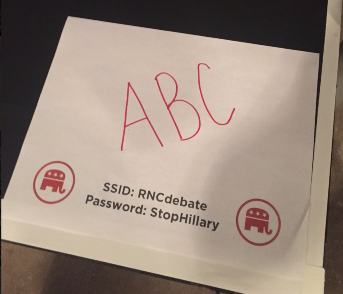 Journalists Have to Stop Hillary to Get WiFi 
