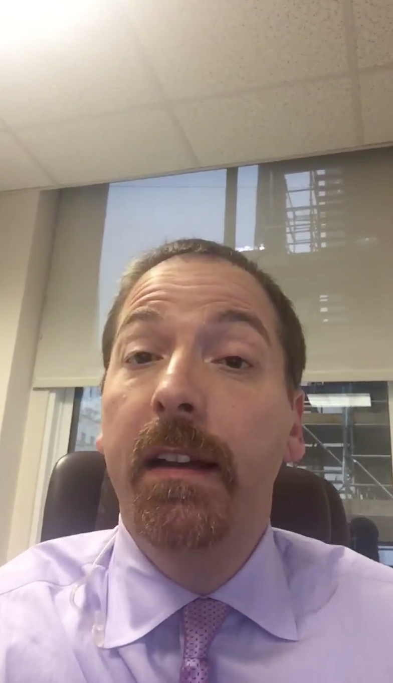 Can Someone Teach Chuck Todd How to Hold His Phone? 