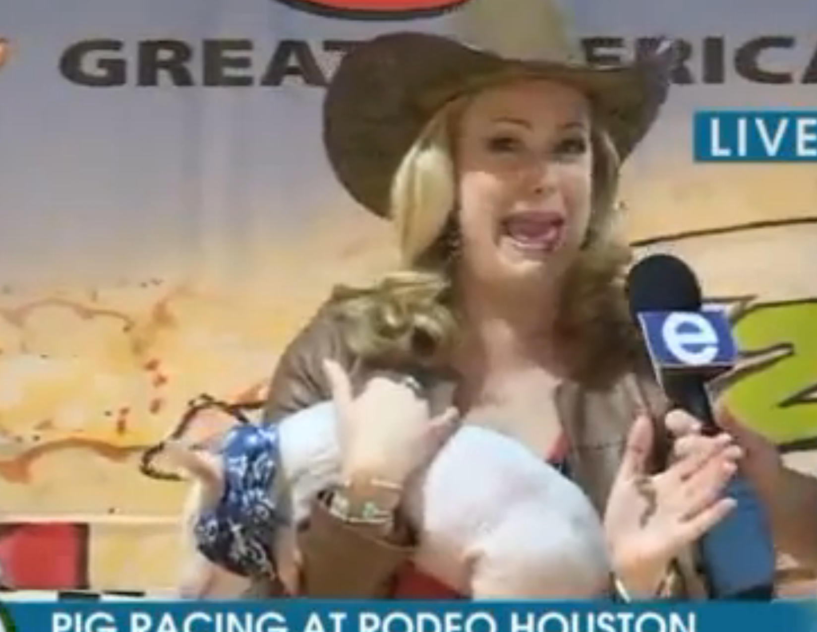 Pig Poops in Anchor's Hand 