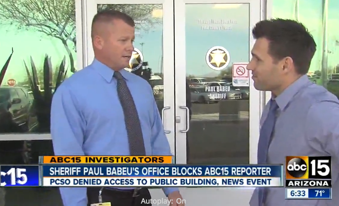 Phoenix Reporter Barred from Press Conference  