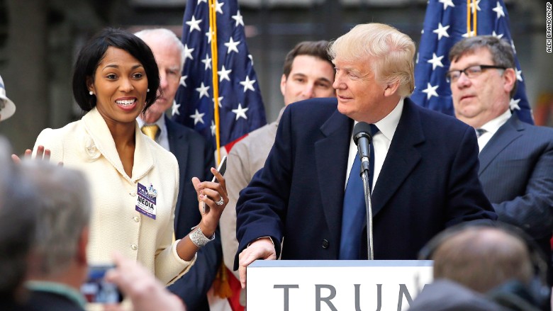 Trump Gives "Reporter" Job Interview During Presser