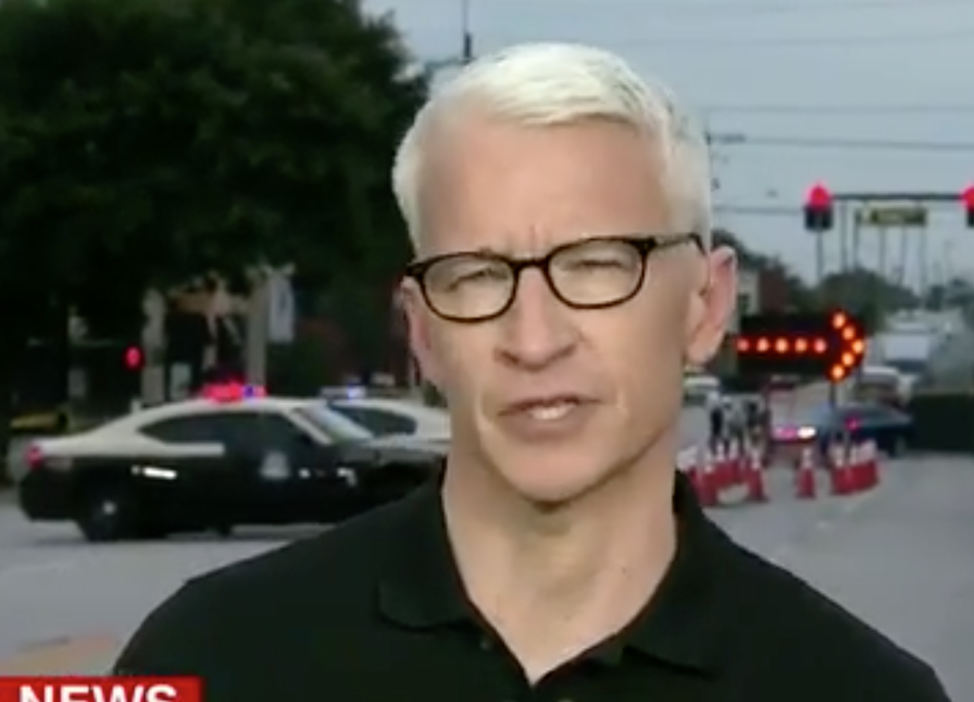 Anderson Cooper Breaks Down While Reading Victims Names 