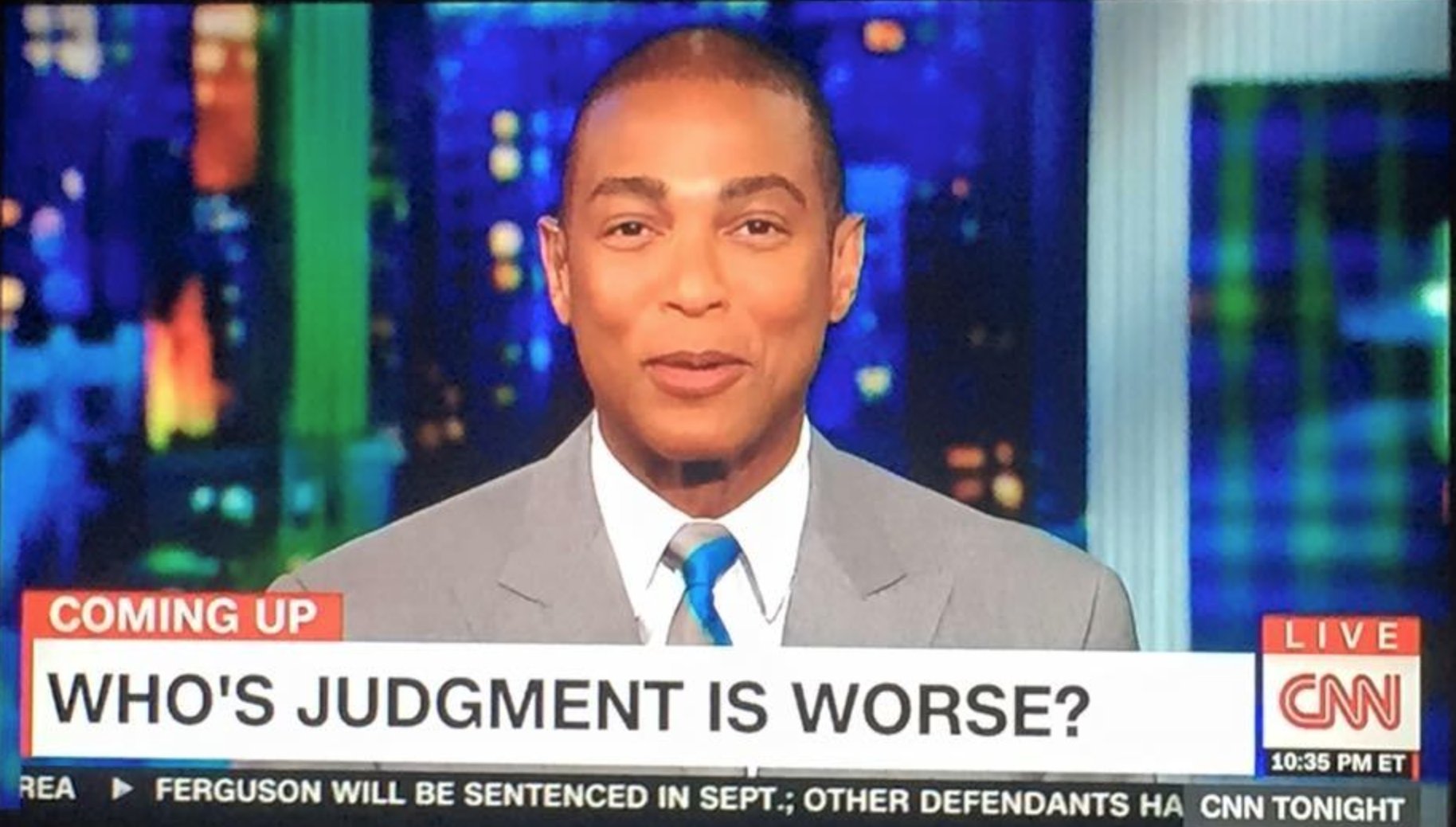 CNN Just sets it on the Tee and.....