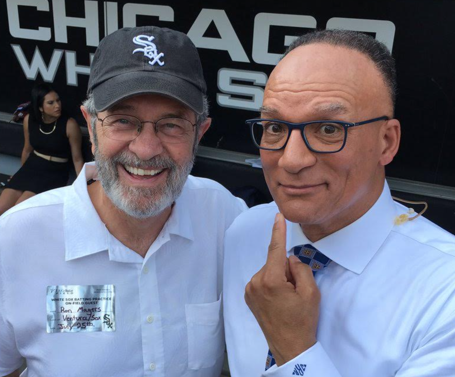 Former Chicago Anchor pulling a Letterman 