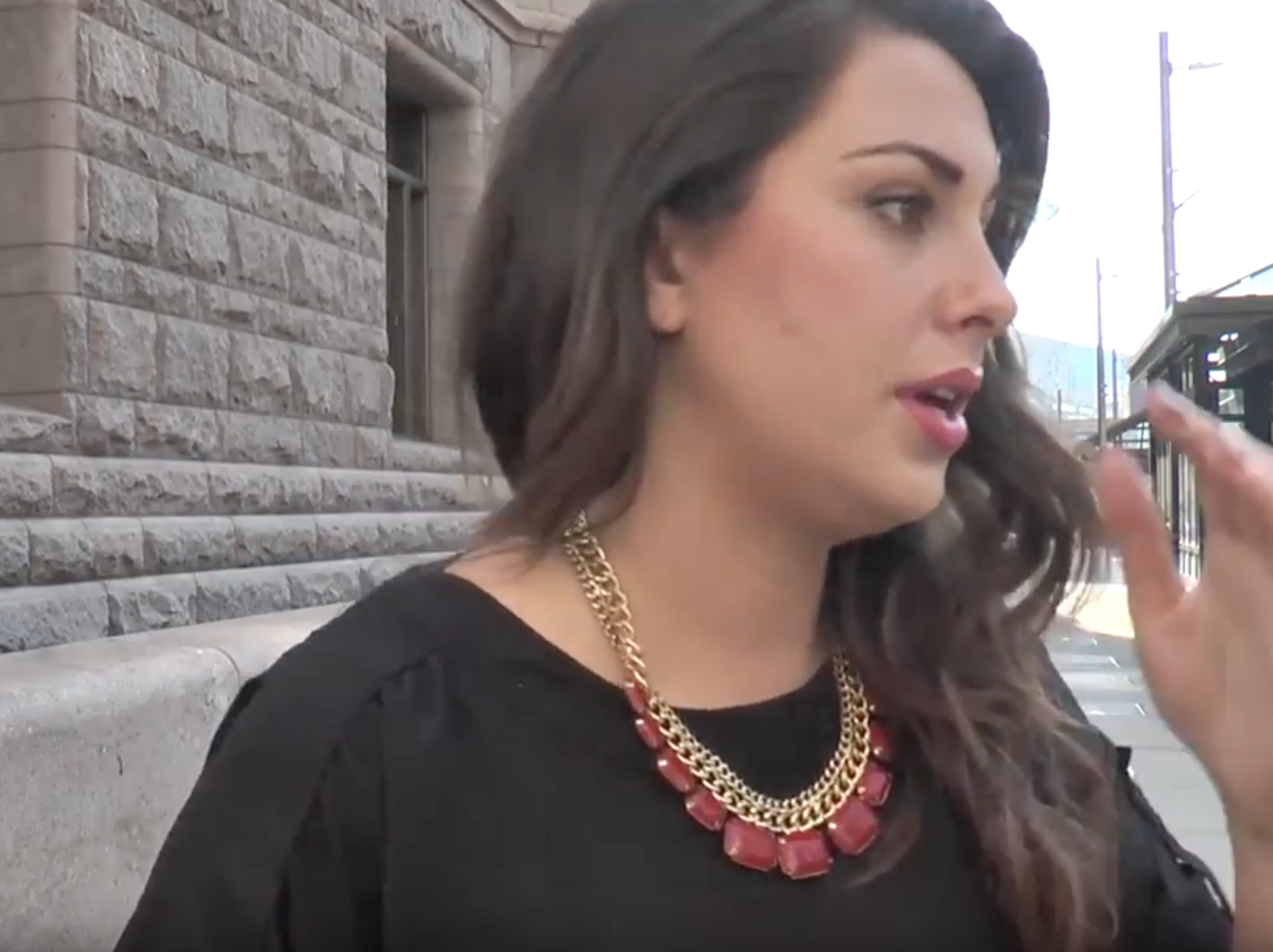 Reporter Saves Man from On Coming Train 