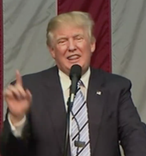 Trump Says He is Running Against the Crooked Media 