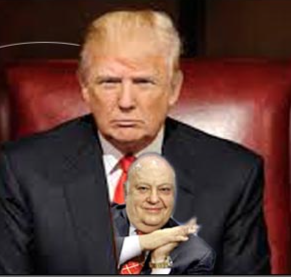Donald and Roger sitting in a Tree