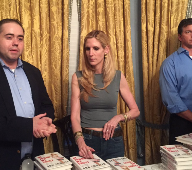 Trump Flip Flops Spoils Ann Coulter's Book Launch