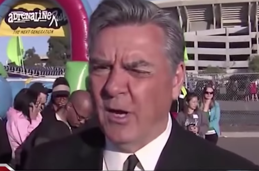 The Most Cringeworthy Live Shot You Will See 