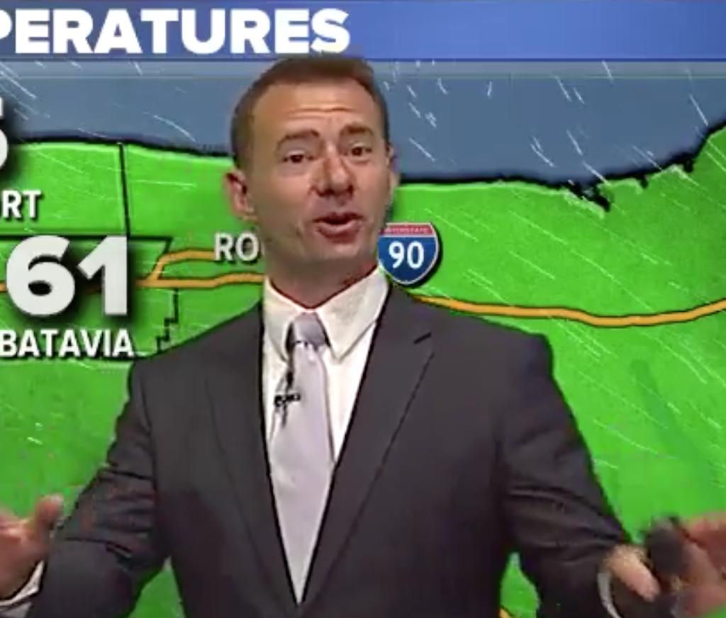 UFO Makes Appearance on WKBW's Weather Forecast 