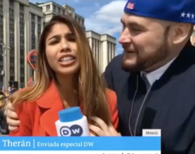 Reporter Groped During Live Shot 