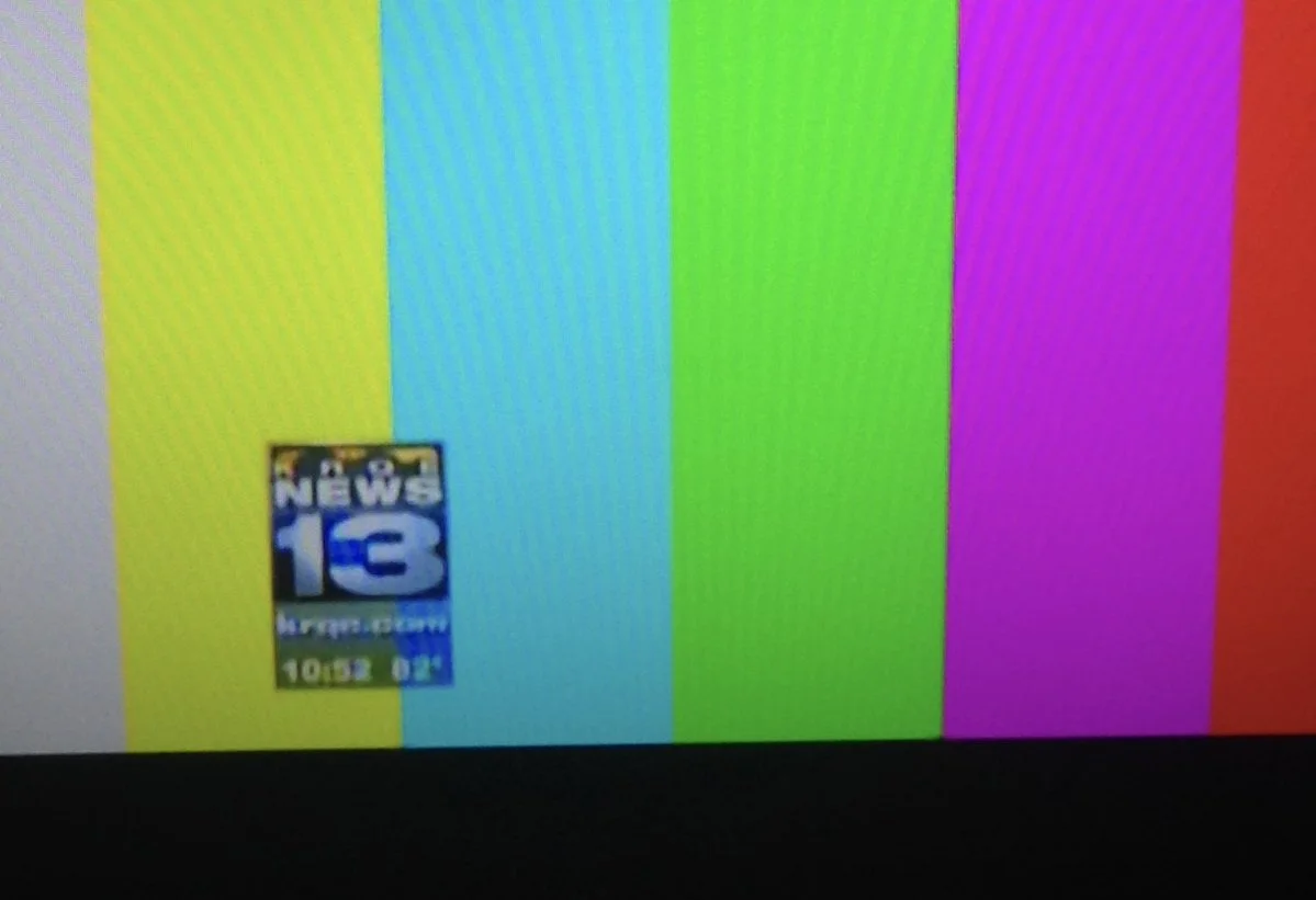 Station Newscast Goes to Color Bars After Intruder Enters Station 