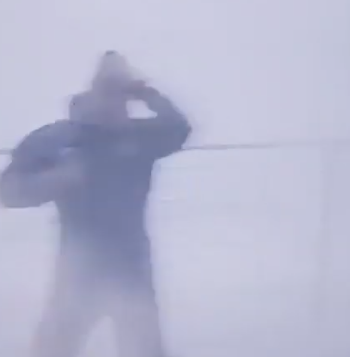 Cantore Dodges Getting Impaled