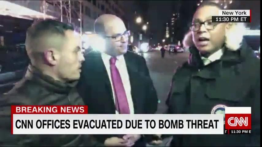 CNN Evacuated After Bomb Threat 