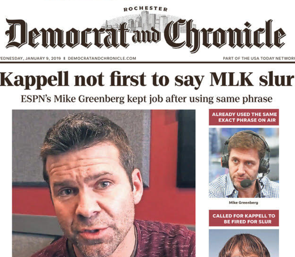 Local Paper Seems to be On Weatherman's Side 