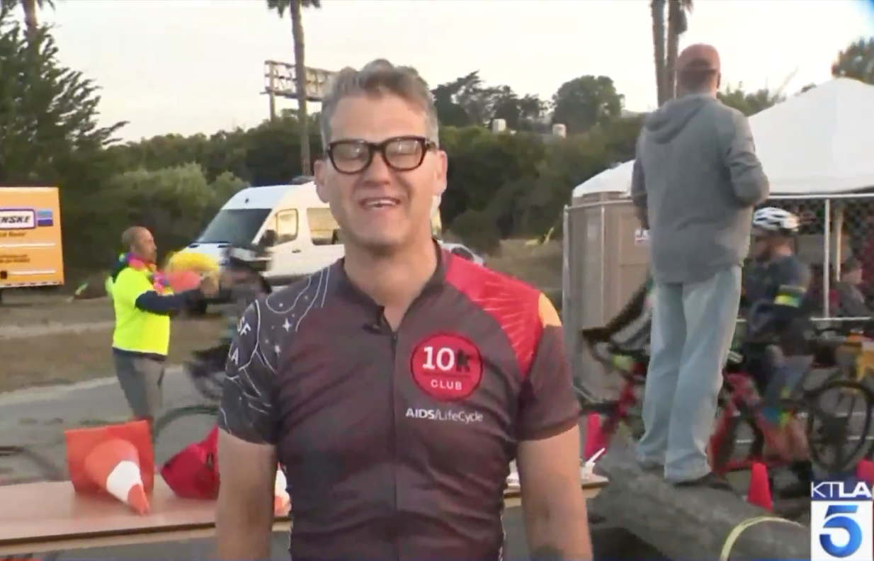 LA News Director Goes on a Bike Ride 