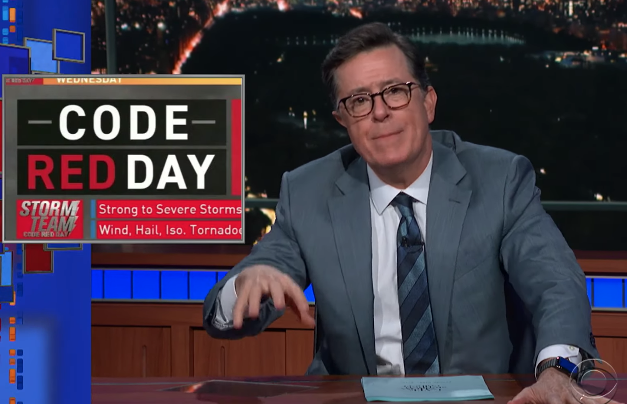 Colbert Weighs in on Code Red 