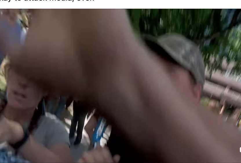 News Crew Attacked and Assaulted 