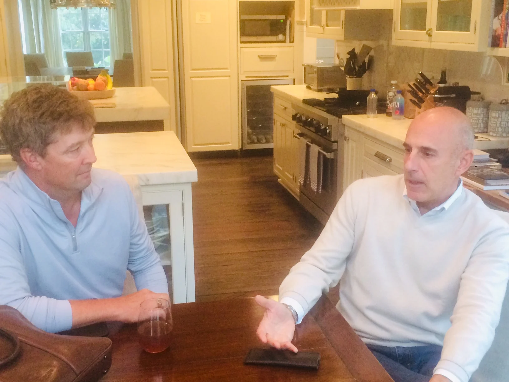 Will Matt Lauer go on Camera? 