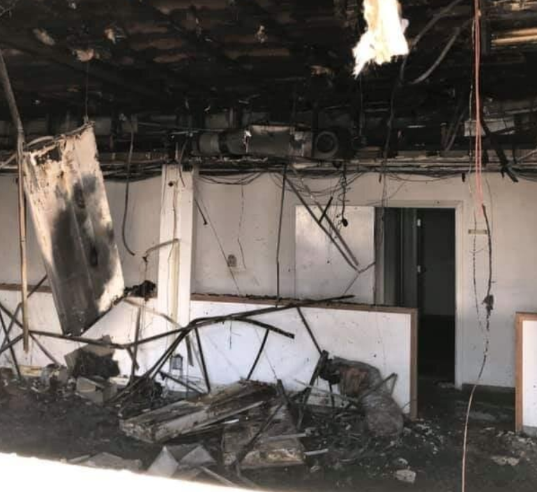 Fire Rips Through Hearst Station 