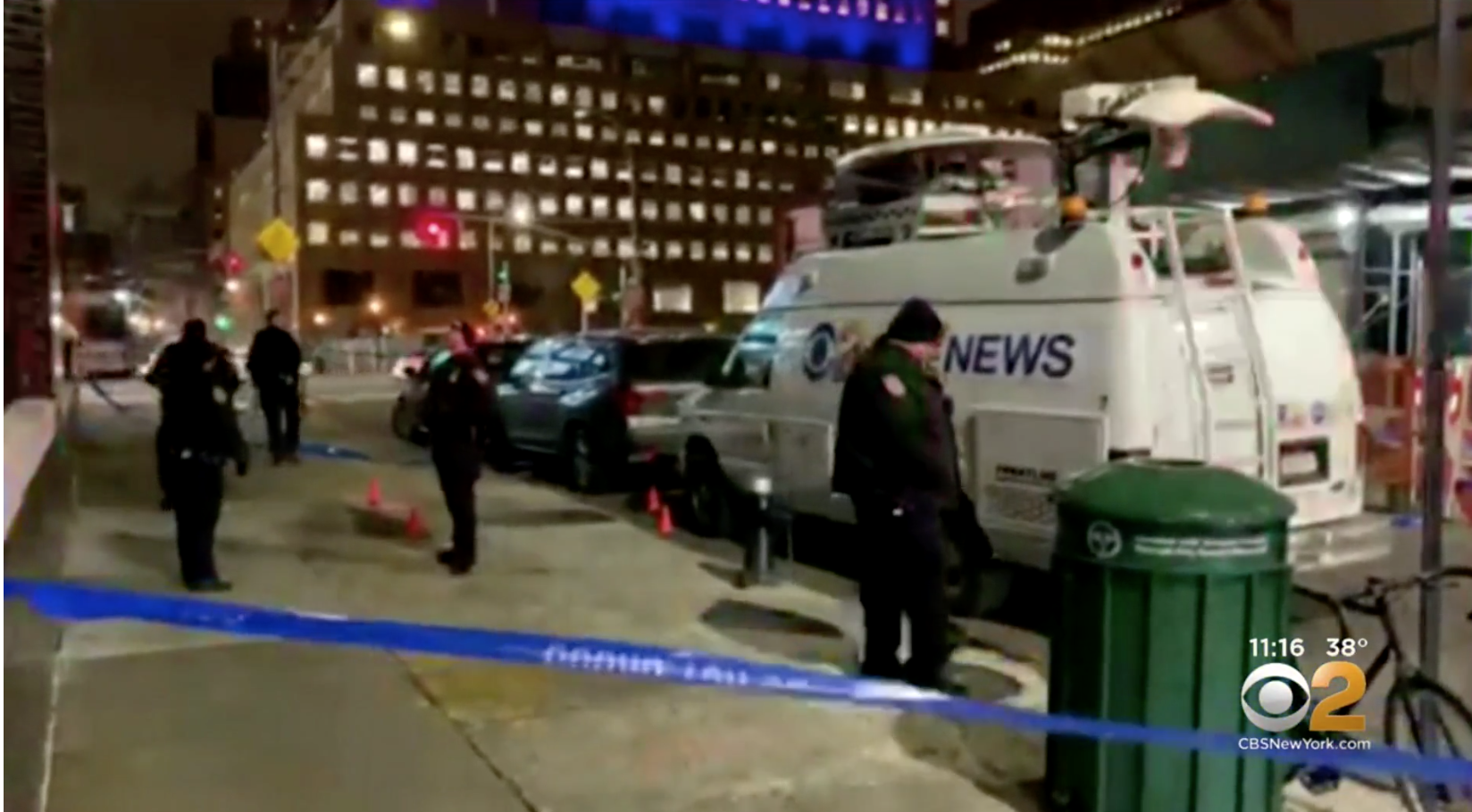 News Crew Caught in the Crossfire of Shooting 