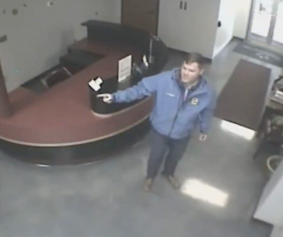 Reporter Caught on Security Camera 