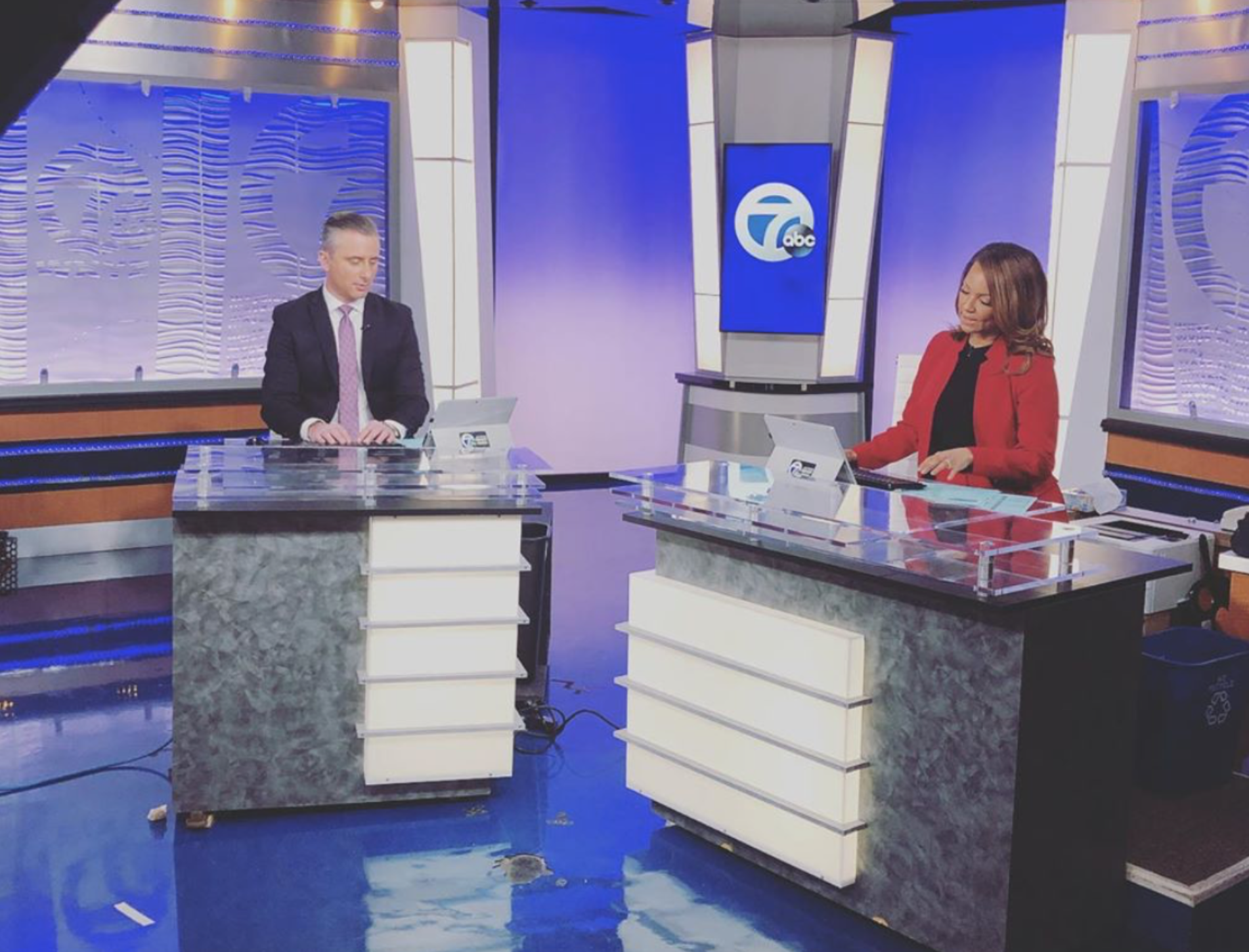 Chopping the Desk in Two 