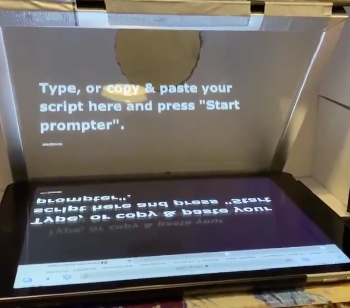 DIY Teleprompter