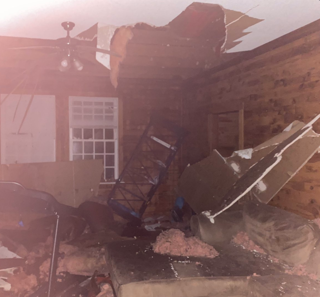 Reporters House Destroyed in Storm