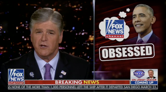 Hannity Lashes Out at The President (Not that Guy) 