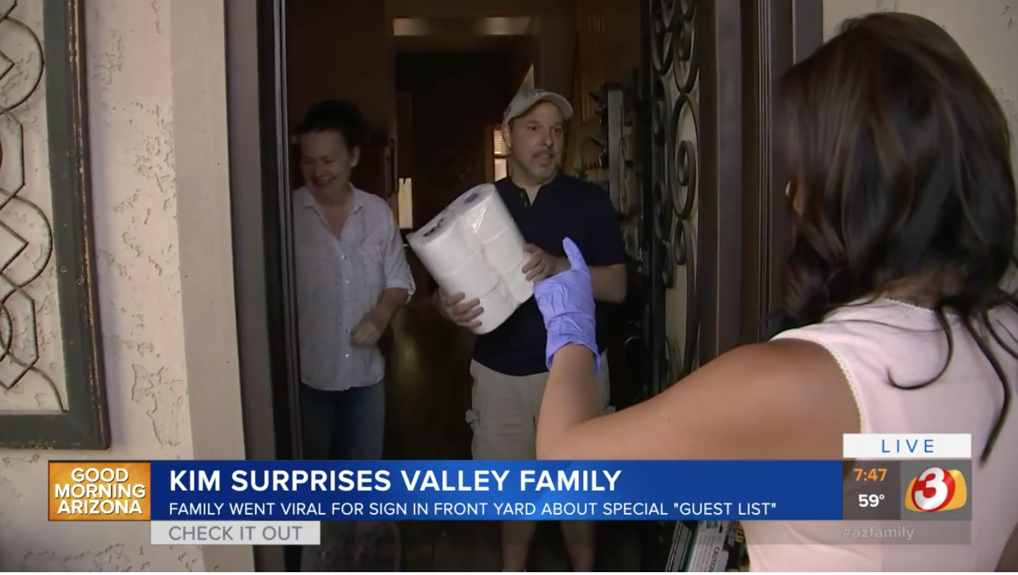 Guess Who Showed Up? 