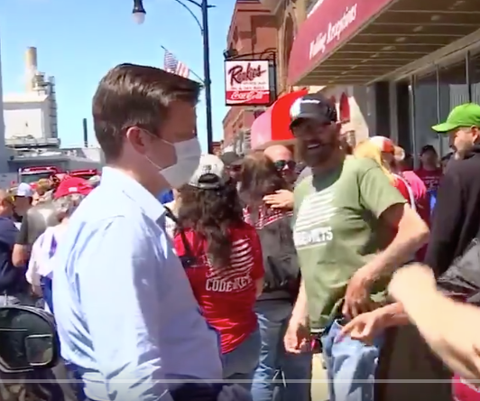 Reporter Harassed For Wearing a Mask
