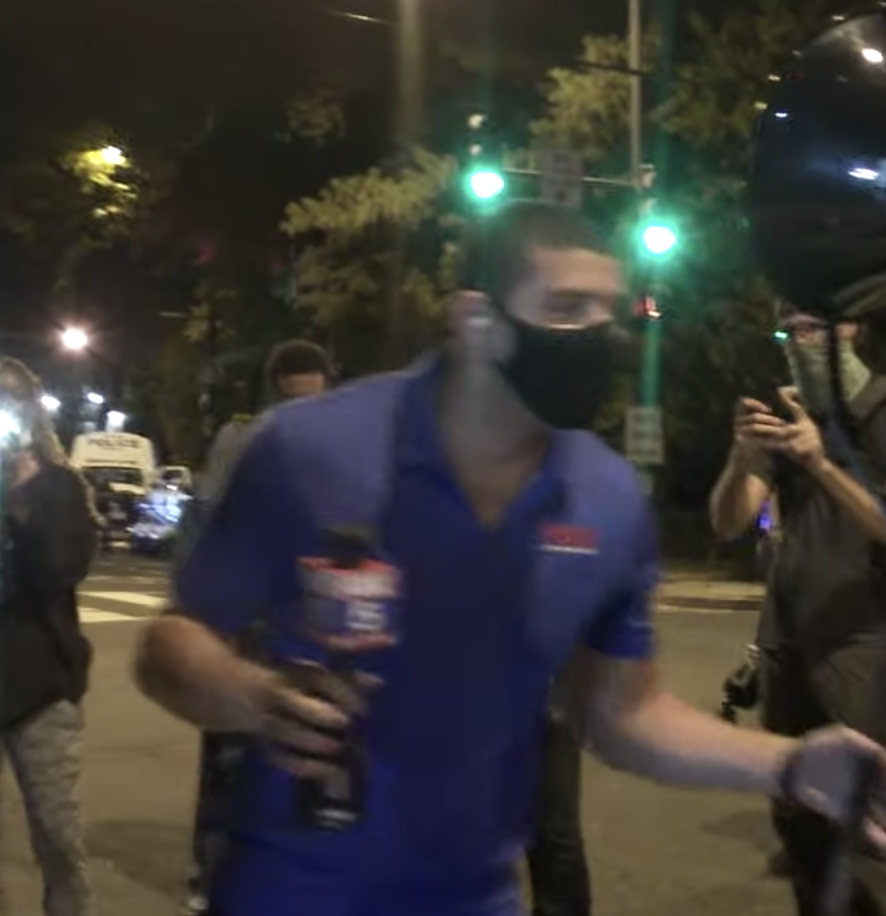 DC News Crew Chased Away From Shooting Scene 