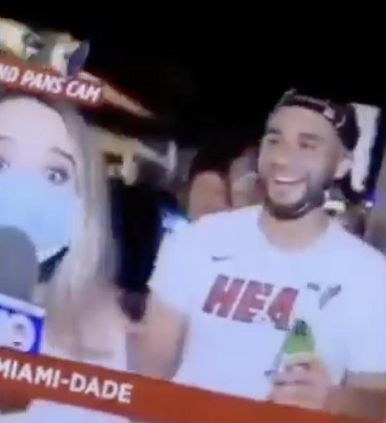 Why This Reporter Yanked Down this Guy's Mask On-Air?
