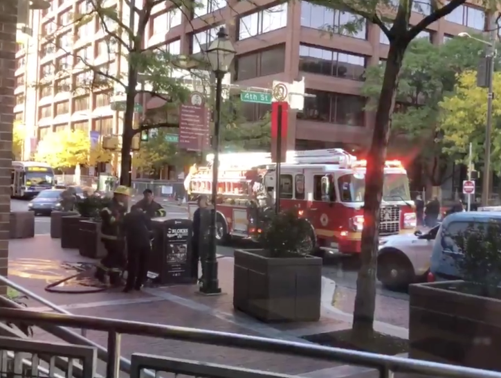 Fire at Fox Station.... 