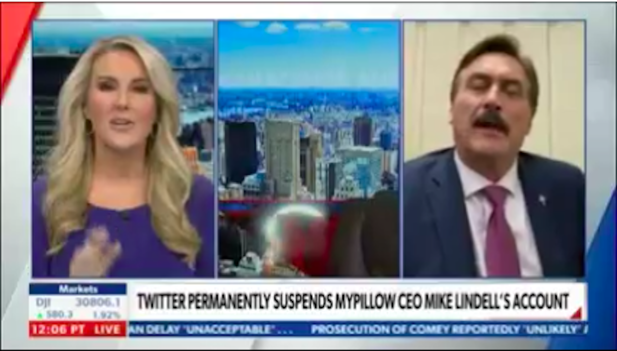 NewsMax Anchor Tells My Pillow Guy He's Sorry 