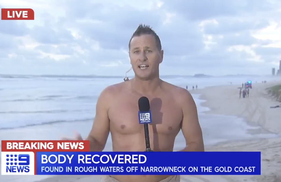 Reporter Finds Dead Body