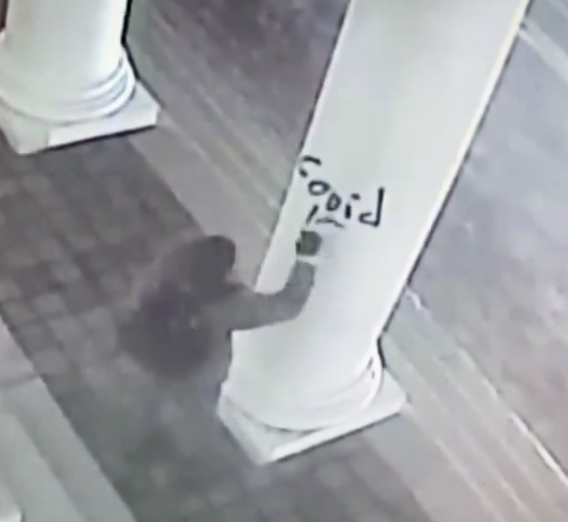 TV Stations Hit By Graffiti Vandals 