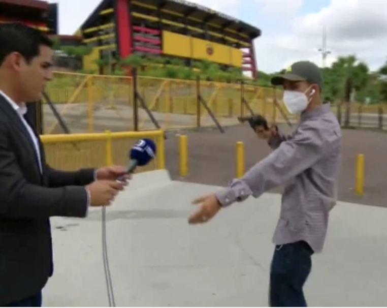 TV Crew Robbed at Gunpoint 