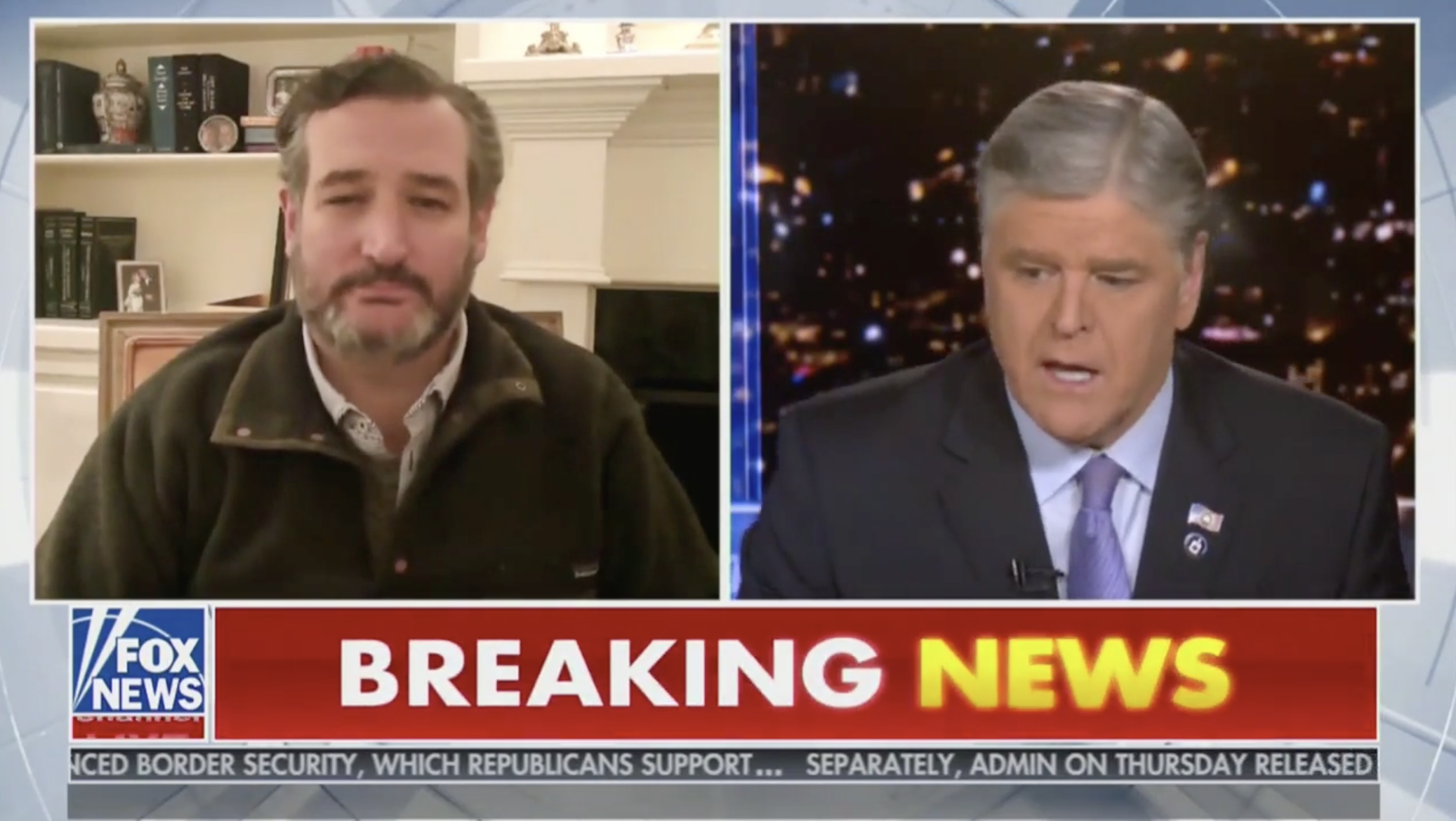 Hannity Kisses Up to Cancun Cruz 