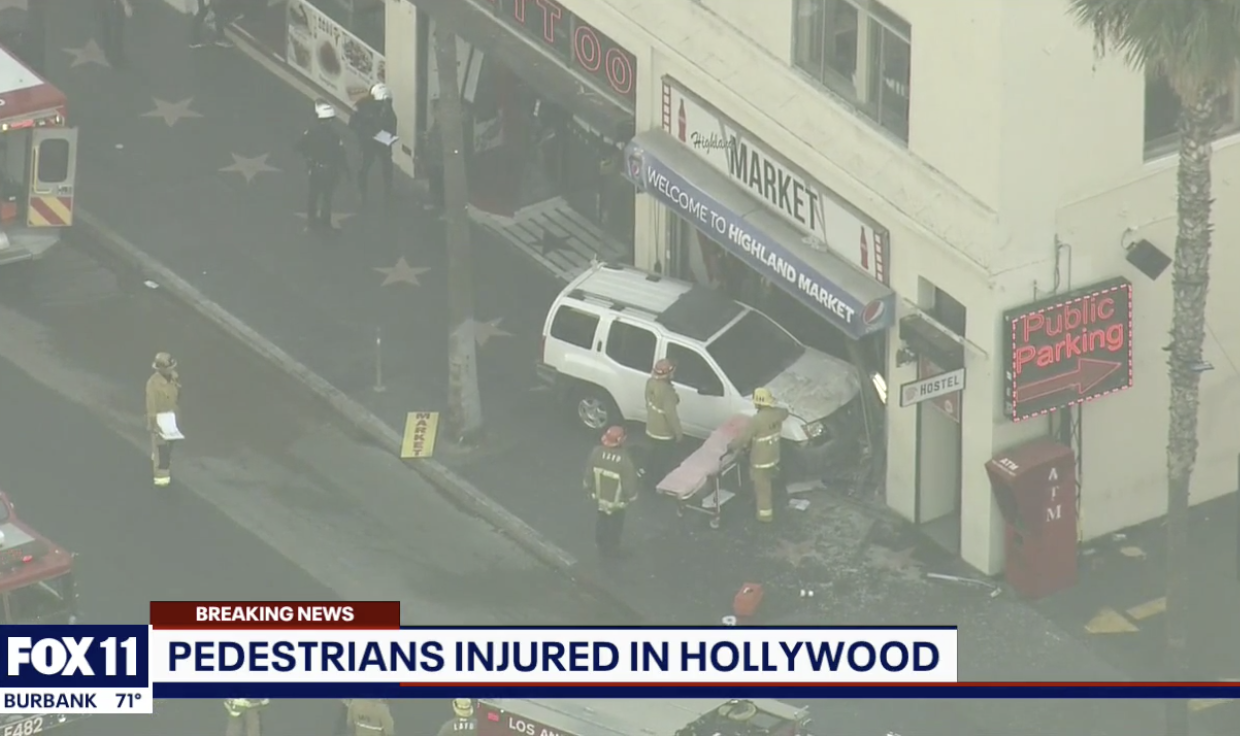 LA News Crew Rundown by Suspected Drunk Driver 