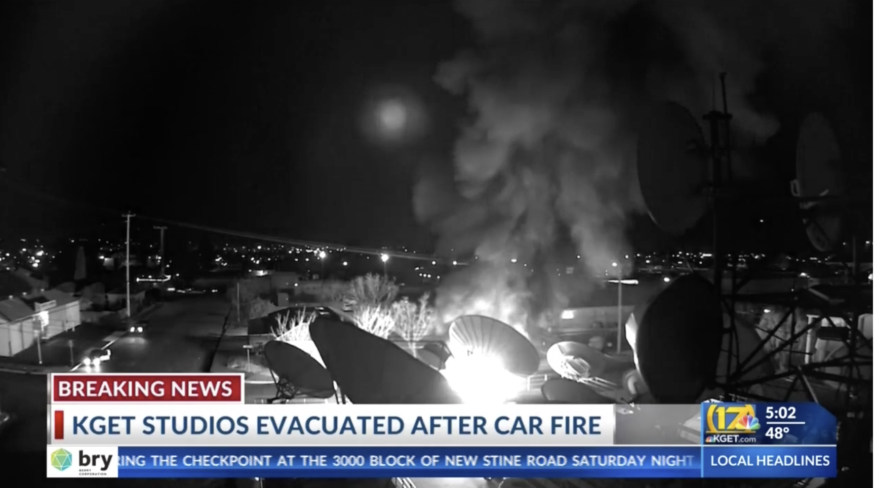Station Forced Off the Air by Arsonist 