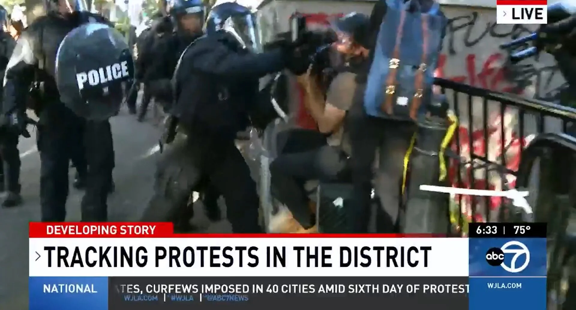 Attacks On News Crews Increase 