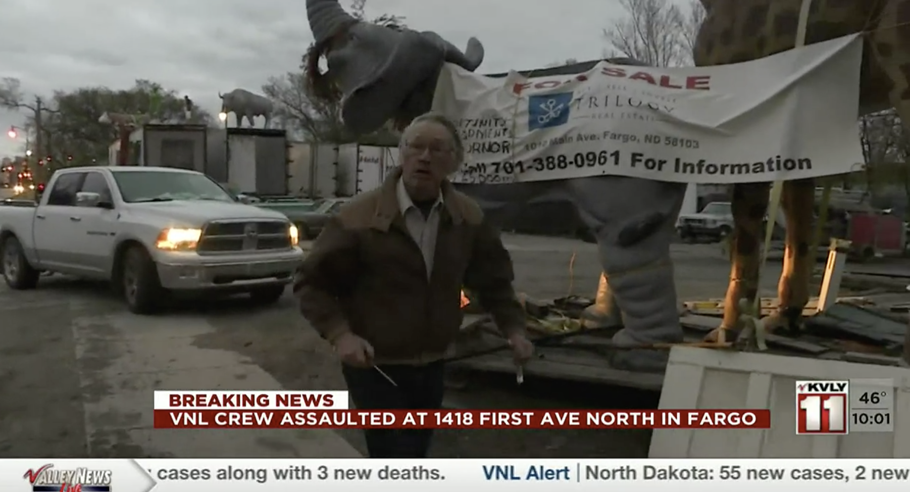 News Crew Attacked 
