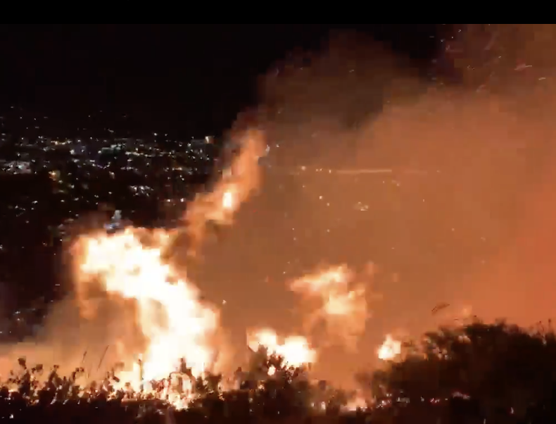 Wildfire Chases Employees from the Station 