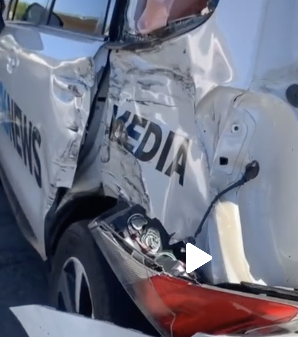 News Car T-Boned 