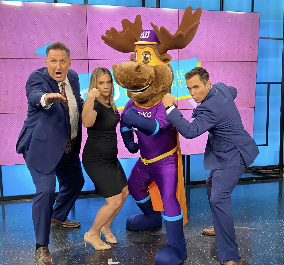 The Mascot Makes Nearly the Same as a Reporter 