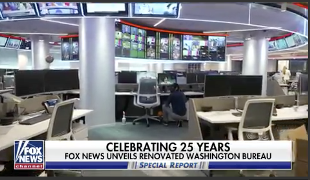 Fox News Takes Wraps off New Newsroom